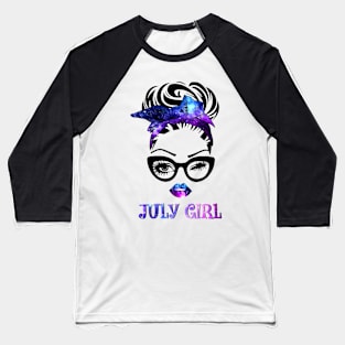 July Girl Galaxy Baseball T-Shirt